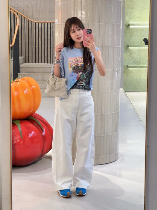 罗意威新款不规则假两件拼接印花T恤（TM） 商品图5