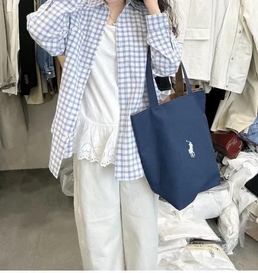 小马 拉夫双面帆布单肩包托特包 PT-1191 商品图5