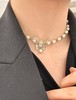 迪奥  浅金色蝴蝶珍珠项链女2024新款轻奢锁骨链法式颈链 （XTY） 商品缩略图10