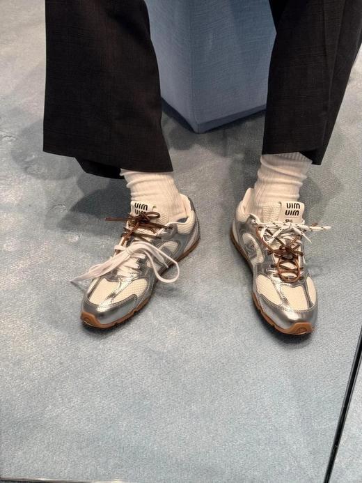 新配色网面情侣款！MIUMIU/NB530联名25ss运动鞋，牛皮搭配网面时髦复古好看到极致（DBG） 商品图8