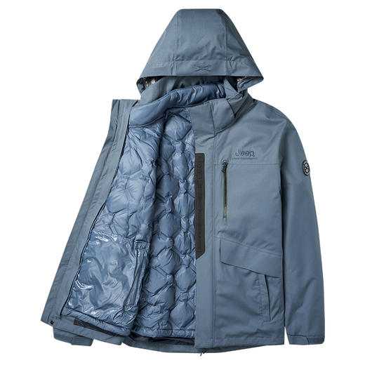 JEEP吉普 男冲锋衣羽绒两件套 J142094073 商品图4