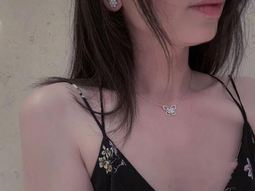 Princess满钻蝴蝶项链  手链 耳钉 合集 （XTY） 商品图8