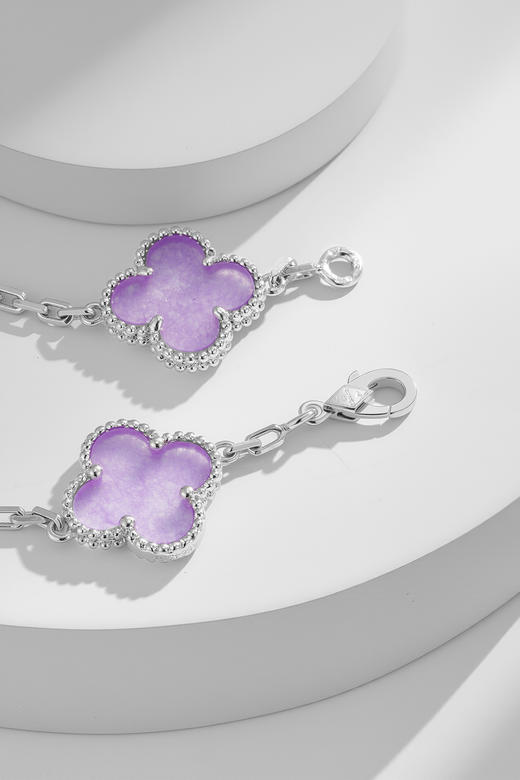 梵克雅宝紫罗兰镭射五花手链（ZS*XTY） 商品图4
