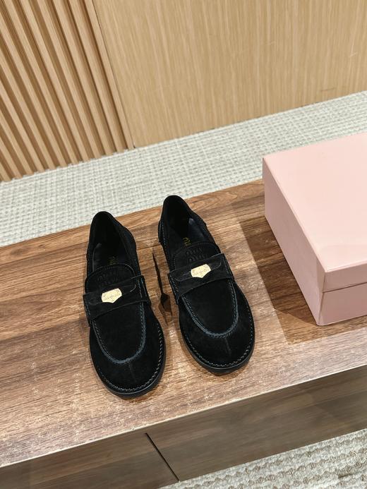 缪缪 经典款钱币乐福鞋（DBG） 商品图5