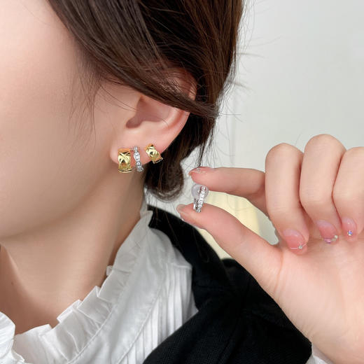 香奈儿 COCO CRUSH系列菱格纹耳环！（XK） 商品图6
