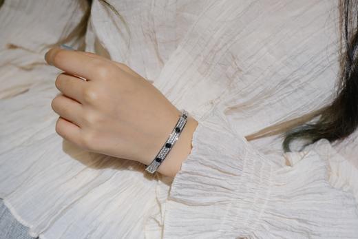 卡地亚  黑陶瓷满天星宽版手镯    （XTY） 商品图2