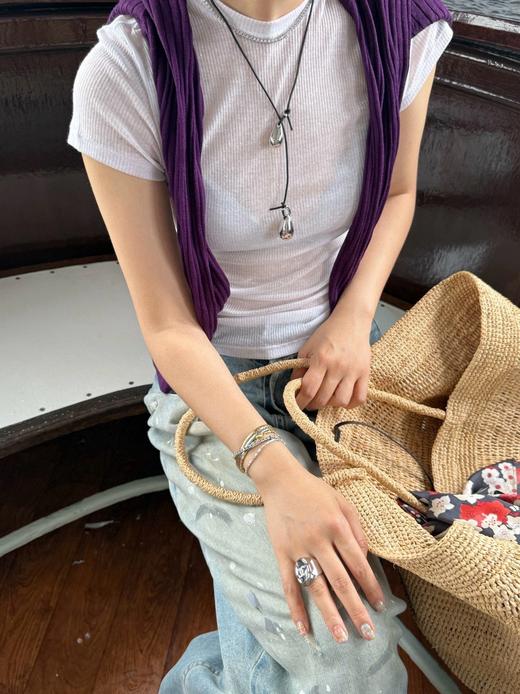 香奈儿椭圆银镜戒指（XTY） 商品图3