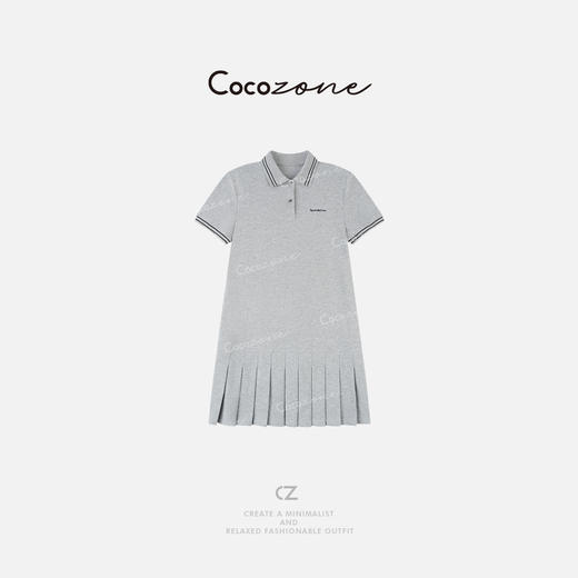 COCO ZONE 刘一一【100棉】细腻肌理利落减龄连衣裙 CD1A1152 商品图0