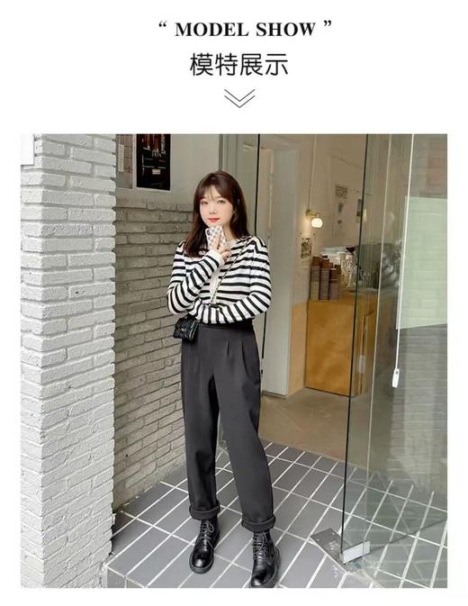 双十二福利！【诗铭洛可】W675呢料鱼骨裤 商品图5