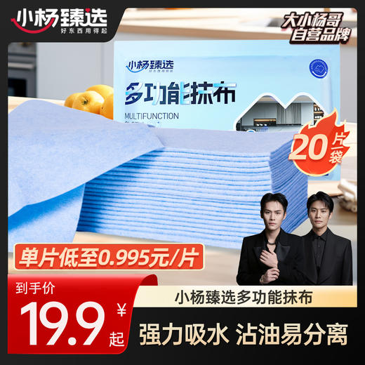 【小杨臻选】多功能吸水家用厨房洗碗抹布 商品图0