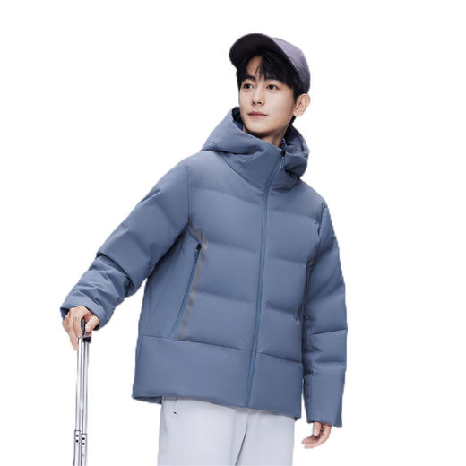 波司登 男短款连帽羽绒服 B30144347 商品图0