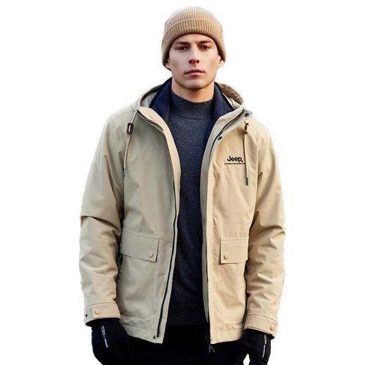 JEEP吉普 男冲锋衣抓绒两件套 J342094084 商品图1