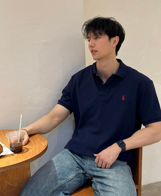 拉夫劳伦翻领polo衫胸前小马刺绣标志（SS） 商品图0