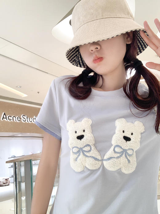 【129元任选2件】现货秒杀！针织贴布绣小狗短袖T恤 商品图11