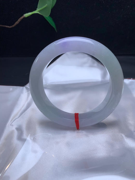 620412，56.5紫罗兰手镯 ，糯冰底  局部带粉紫底，润润的 商品图1