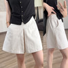 抗皱miu系叠褶裙裤！2025简约设计通勤显瘦短裤/肚腩消失术夏新款！ 商品缩略图6