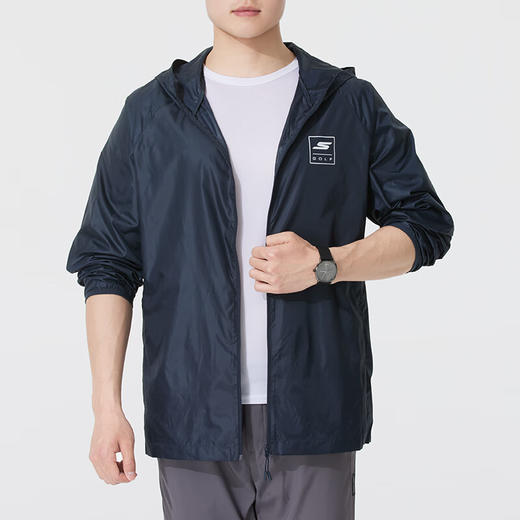 Skechers斯凯奇 男梭织连帽外套 P225M276-0515 商品图3