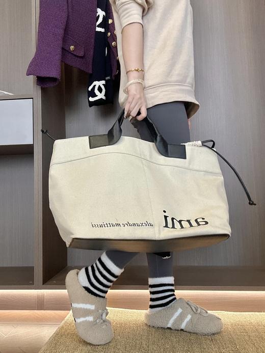 Ami 真要好好夸夸这个AMi通勤包！！ 对于极简风格的手拿托特帆布包（MM） 商品图6