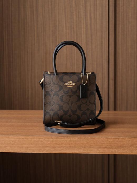 蔻驰 5692 琴谱包，Cally系列全皮款3色出，mini托特（SS） 商品图3