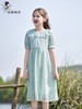【孩提精灵】1079清新绿渐变公主裙童连衣裙-喜出 商品缩略图2