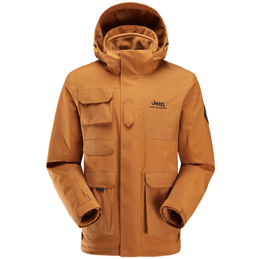 JEEP吉普 男冲锋衣抓绒两件套 J232094087 商品图1