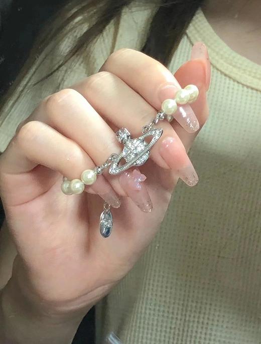 西太后 银色平面土星珍珠手链 （XTY） 商品图2