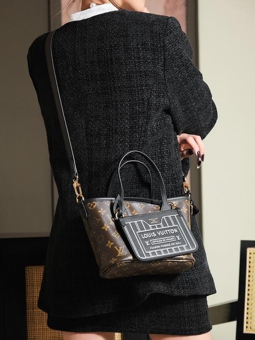 驴家 双面Neverfull Inside BB 芯片菱形跳动码系列斜挎包（JPH） 商品图5