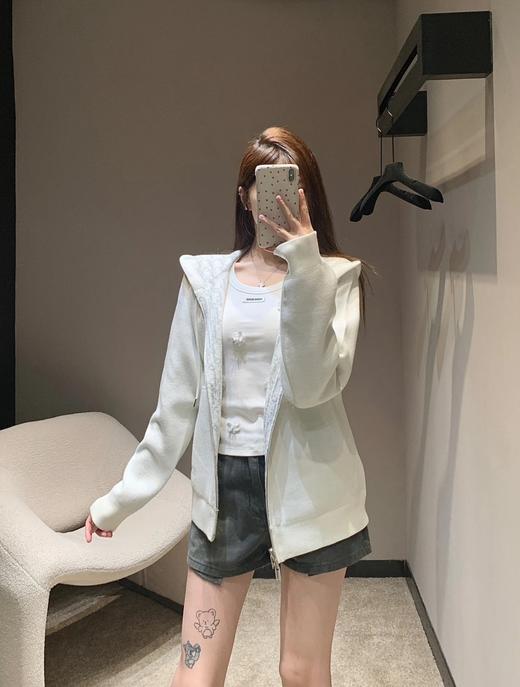 迪奥 提花连帽双面穿拉链开衫 老花控必收（SS） 商品图11