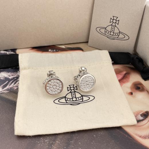 西太后 绝美土星满钻厚圆耳钉（XTY） 商品图11