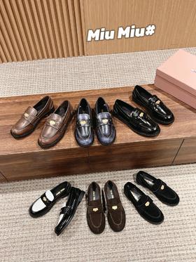 缪缪 经典款钱币乐福鞋（DBG）