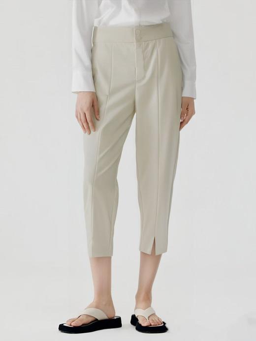 双十二福利！【诗铭洛可】W907小脚裤开叉两粒扣品质九分裤 商品图2