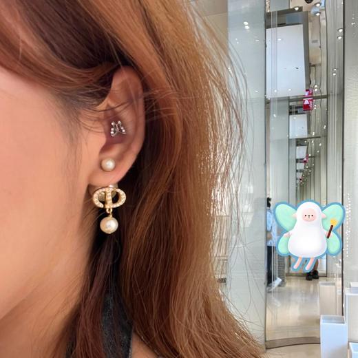 Dior 迪奥 TRIBALES 珍珠星星水钻耳环（XTY） 商品图4