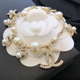 香奈儿 多元素珍珠星星爱心数字手链（XTY）