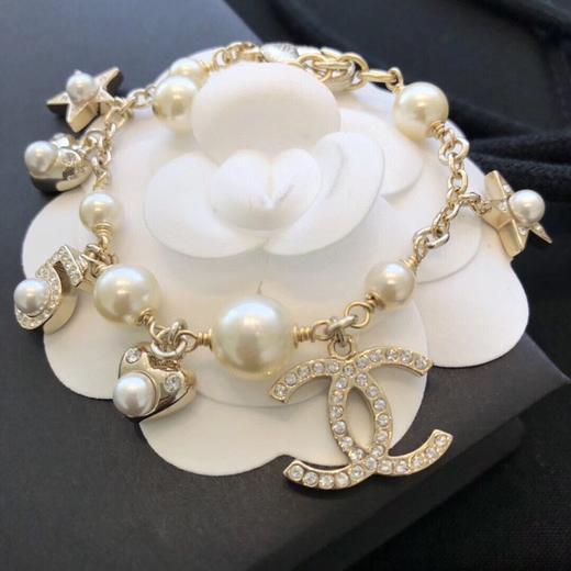 香奈儿 多元素珍珠星星爱心数字手链（XTY） 商品图0