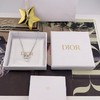 DIOR迪奥 饰以 CD 标志珍珠吊坠 金属 项链 （XTY） 商品缩略图0