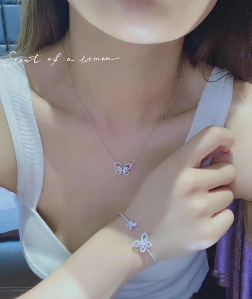 Princess满钻蝴蝶项链  手链 耳钉 合集 （XTY） 商品图10