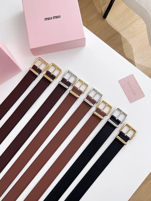 缪缪 高端女士皮带  （GD） 商品图0