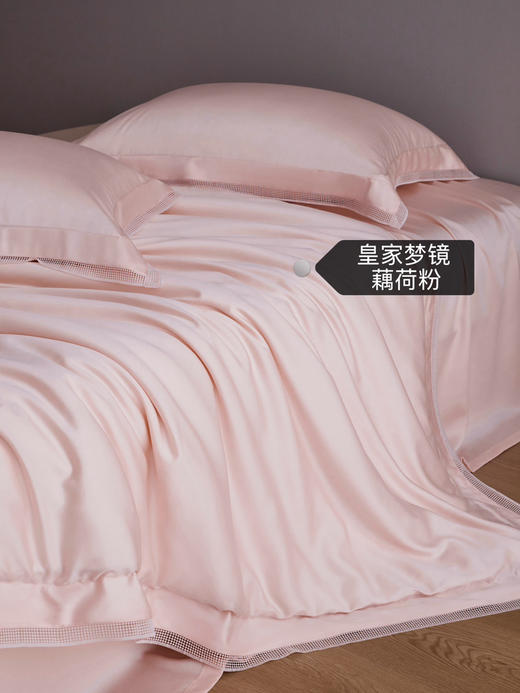 实体专柜品牌系列！吊牌3000+100S超细冷凝丝四件套 硫酸纸+防尘收纳袋 进口YKK拉链 配品牌高端礼盒拎袋 商品图1