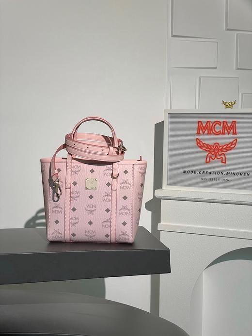 MCM  Aren Visetos Mini新版购物袋菜篮子 单肩包 斜挎包 （XM） 商品图3