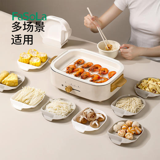 FaSoLa吐骨碟餐桌面垃圾渣盘饭桌餐碟轻奢水果小碟子骨头盘碟家用骨碟盘 商品图5