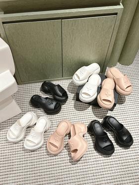 SMFK 2024ss  夏季最新火爆厚底拖鞋  （DBG）