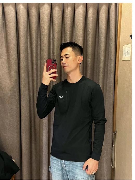 ARC 始祖鸟 家24春款户外男士RHO LT系列运动针织长袖衫 鸟家的保暖打底T！（SS） 商品图6