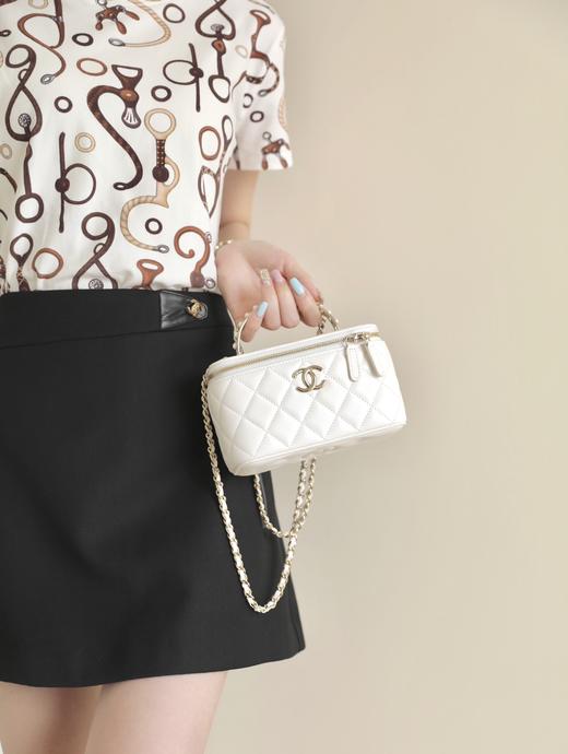 香奈儿  24s春夏  珍珠手提长盒子   手提包 单肩包 （LZ） 商品图13