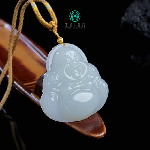 和田玉佛公吊坠约45mm 商品图0