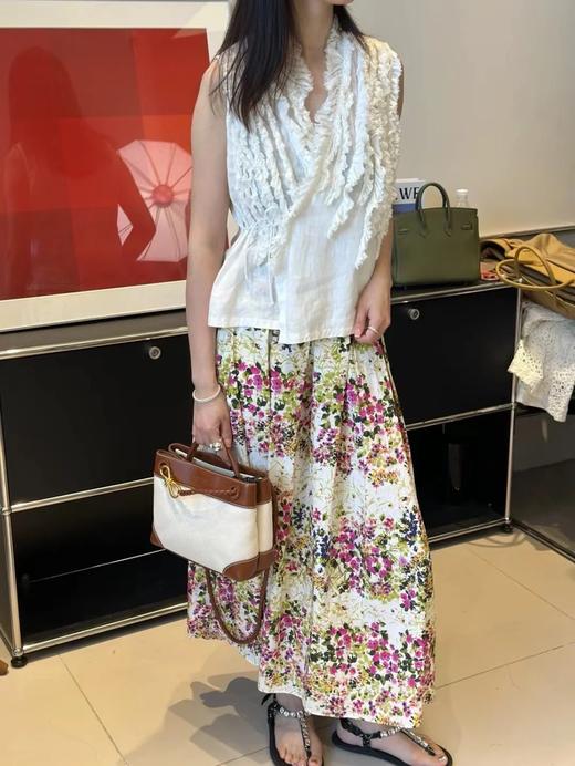 葆蝶家  BV 最新的配色，有点像爱马仕家的拼色系列  单肩包 斜挎包(MM) 商品图3