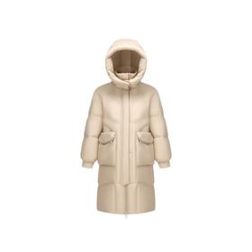 波司登 女中长款脱卸帽羽绒服 B40145282