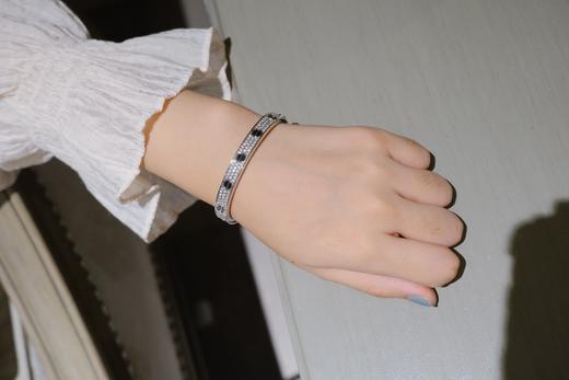 卡地亚  黑陶瓷满天星宽版手镯    （XTY） 商品图8