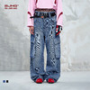 BJHG不计后果美式牛仔裤男款秋季潮牌2025新款宽松直筒休闲裤子女 商品缩略图0