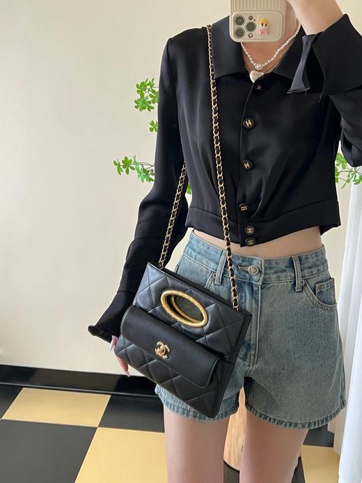 香奈儿 秋冬系列 24B 链条手拿包  （ZB*MDL） 商品图8