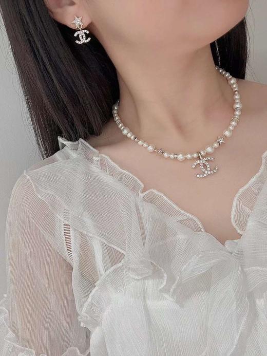 香奈儿  星星珍珠双C项链（XTY） 商品图5